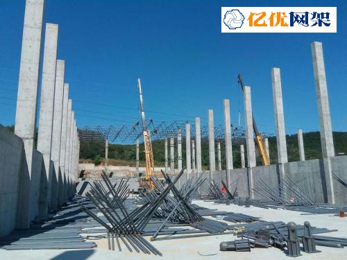 孝义料棚网架设计